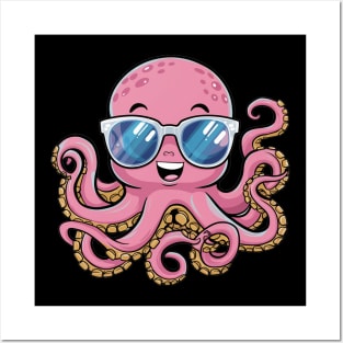 Cute Octopus Posters and Art